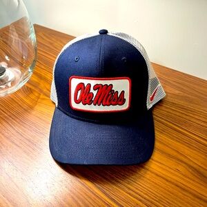 Nike Ole Miss Navy Blue Trucker Hat